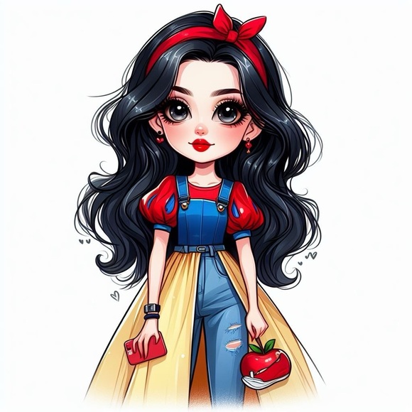 Disney SnowWhite in Magic Dress - Picture 8 of 16